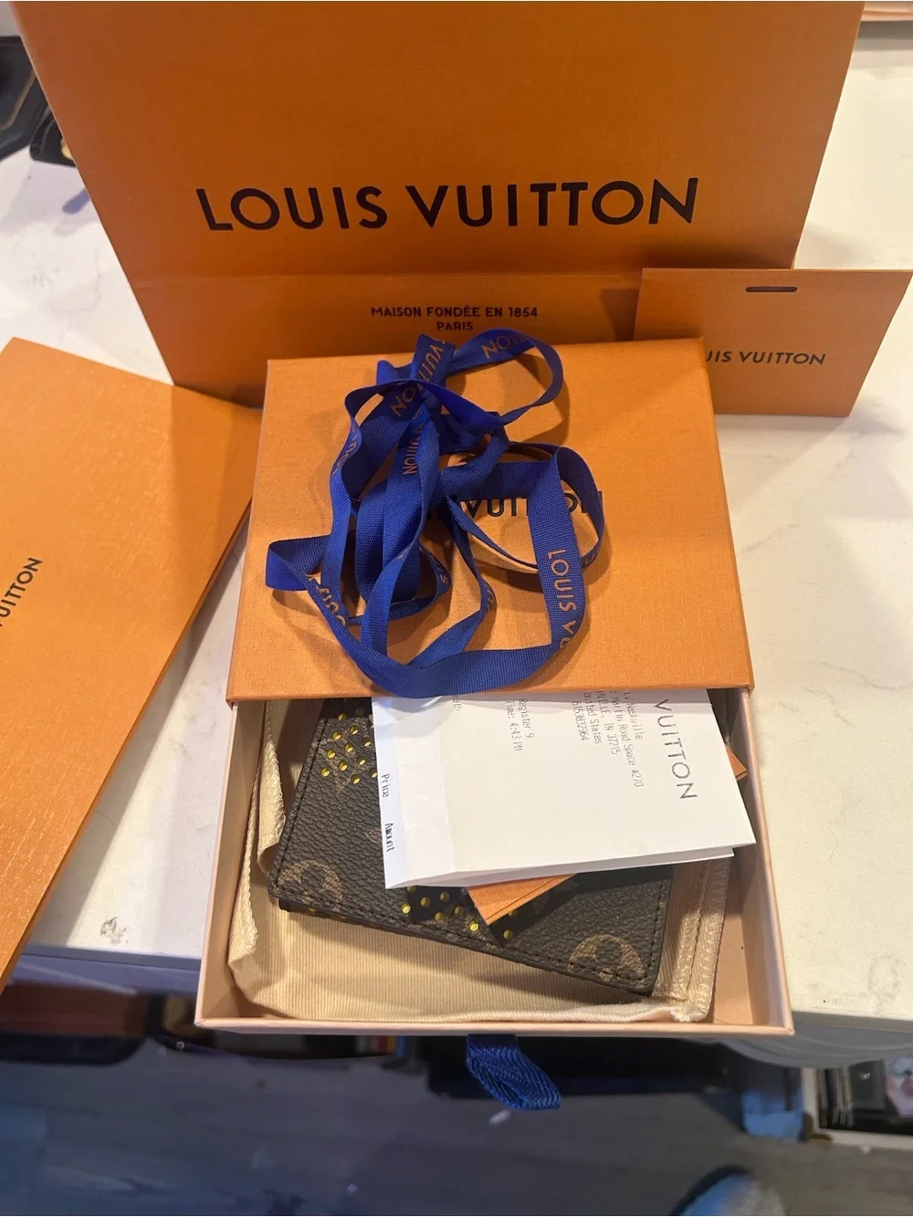 Louis Vuitton Fall 2026 Limited Edition Yellow & Monogram Studded Card Case
